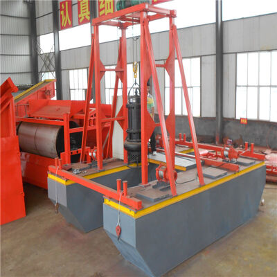800m Discharging Distance Sand Dredging Pontoon 30m Dredging Depth 50cm Draught