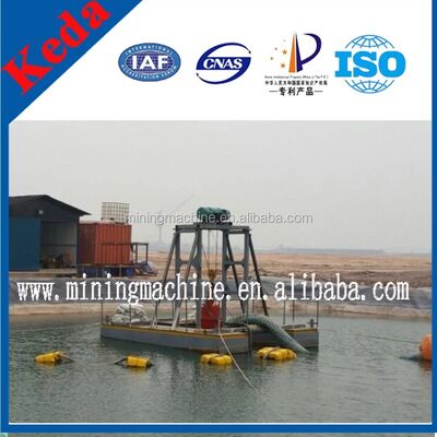 800m Discharging Distance Sand Dredging Pontoon 30m Dredging Depth 50cm Draught