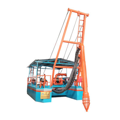 Diesel Jet Suction Dredger with 100cm Draught 5m Dredging Depth