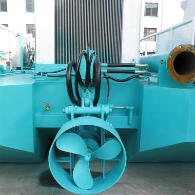 Multipurpose Amphibious Dredger 15m Dredging Depth 60cm Draught 450m3/h Water Flow