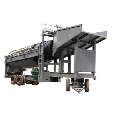 Mobile Gold Trommel Wash Plant 50-300t/h Capacity for Energy Mining