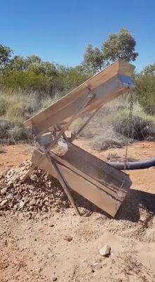 Portable 1-3t/h Gold Dry Washer 220/380V for Alluvial Gold Washing