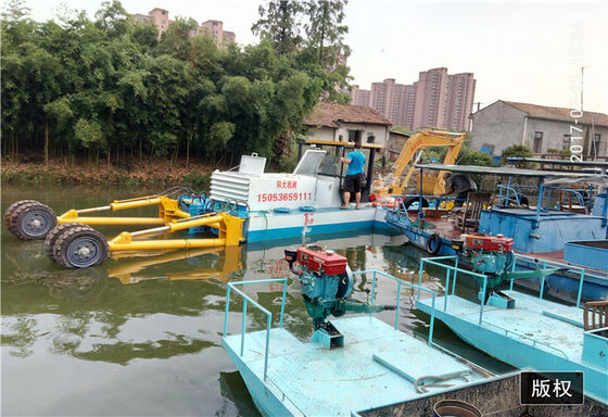 90kw Power Mini Amphibious Excavator with 200mm Suction Pipe Dia. and 130kw Power for Efficient Dredging