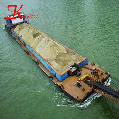 Diesel Engine Sand Carrier Barge with 15 KG Weight and Simple Structure for Easy Operation