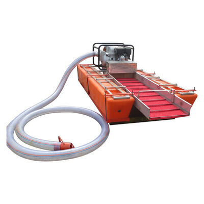 Mini Gold Dredge Machine Diesel Powered 1.5m Dredging Depth 40KG Capacity