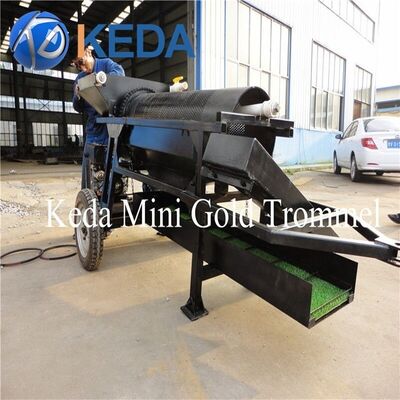 200tph Capacity Portable Gold Trommel Wash Plant with 28m Head and 20'GP Container for Precise Gold Recovery