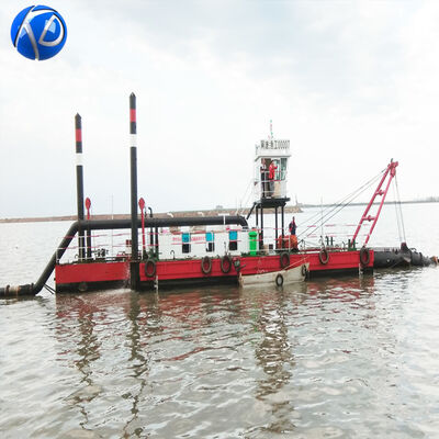 Reliable Diesel Engine Cutter Suction Dredger with 500CBM/h Workload and 10m Dredging Depth for Inland Waterway Maintenance