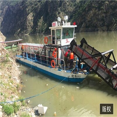 10000L/Hour Productivity Aquatic Weed Harvester with 8000 kg Weight and 3km/h Working Speed for Efficient Lake Weed Removal