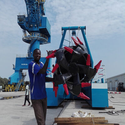 Keda 6 Inch Cutter Suction Dredger with 450m³/h Conveying Capacity, 10m Dredging Depth and Diesel Engine for River and Lake Dredging