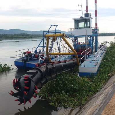 20 Inch Hydraulic Cutter Suction Dredger with 1100m3/h Workload and 10m Dredging Depth for Sand Mining