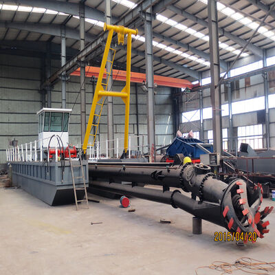 Keda 6 Inch Cutter Suction Dredger with 450m³/h Conveying Capacity, 10m Dredging Depth and Diesel Engine for River and Lake Dredging