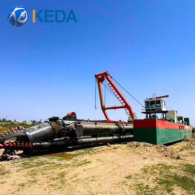 26 Inch Cutter Suction Dredger with Spud Carriage System for 6-15m Dredging Depth