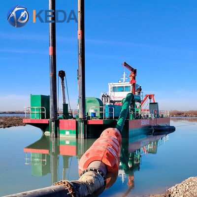 12 Inch Hydraulic Cutter Suction Dredger with 450m³/h Efficiency for Shallow Water and Diesel Engine Power