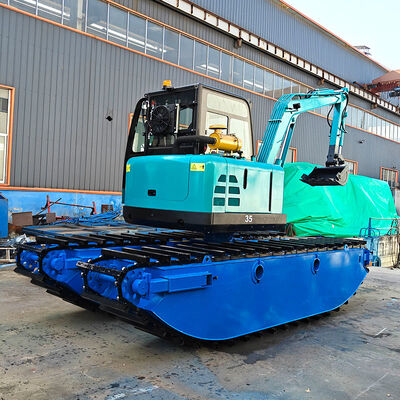 KEDA Multi-purpose Amphibious Excavator with Sealed Box-shaped Track Shoe and Advanced Hydraulic System