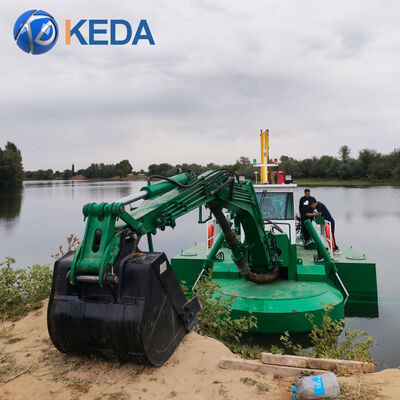 Hydraulic System Amphibious Dredger with Cummins Diesel Engine and Multi-function Capabilities