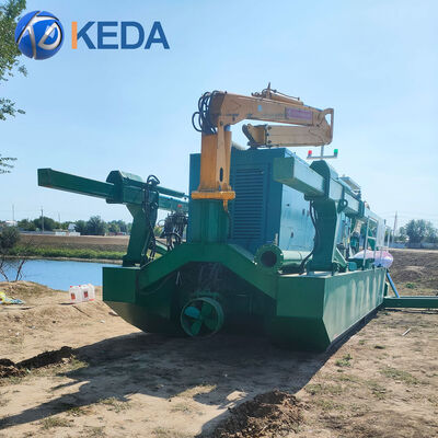 Hydraulic System Amphibious Dredger with Cummins Diesel Engine and Multi-function Capabilities