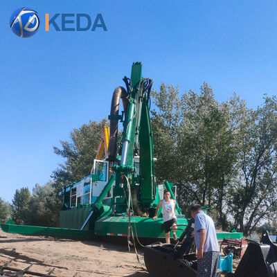 KEDA 2026 Self-propelled Amphibious Cutter Suction Dredger with High Efficiency and One Person Operation for River Reservoir