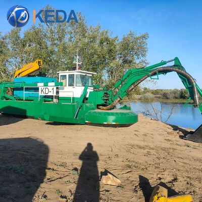 KEDA 2026 Self-propelled Amphibious Cutter Suction Dredger with High Efficiency and One Person Operation for River Reservoir