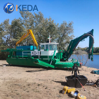 Hydraulic System Amphibious Dredger with Cummins Diesel Engine and Multi-function Capabilities