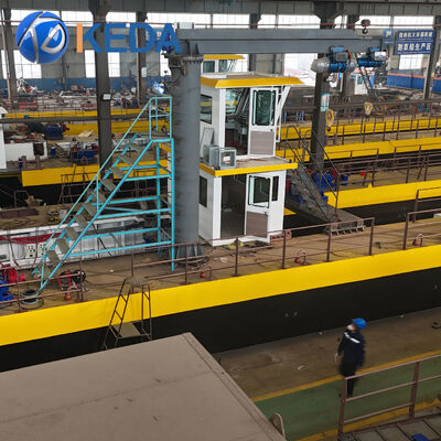Large-Capacity Diesel Cutter Suction Dredge with 5000m³/h Capacity and 15m Dredging Depth for Construction