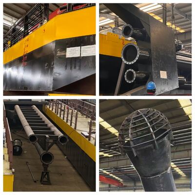 Large-Capacity Diesel Cutter Suction Dredge with 5000m³/h Capacity and 15m Dredging Depth for Construction