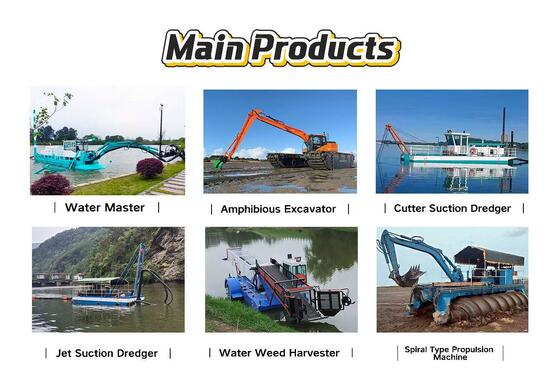 Fully Automatic Aquatic Weed Harvester with Full Hydraulic Drive and 2.2m Mowing Width for Efficient Floating Weed Collection