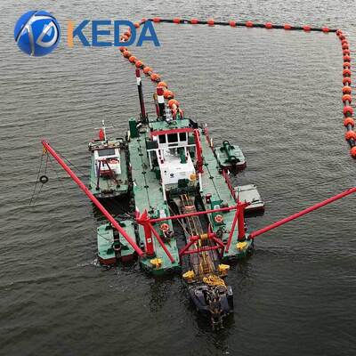 180-450kw Cutter Suction Dredger Utilizing Marine Steel Plate and Ladder Shape Square or Round for Long Term Reliability