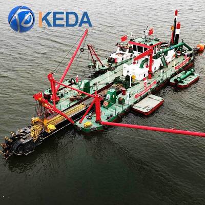 Keda CD-CSD250 Cutter Suction Dredger with 1100m3/h Workload 10m Dredging Depth and 350mm Suction Diameter