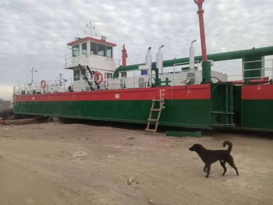 Modular Cutter Suction Sand Dredger with 100cm Draught JC-3000 Swing Winch