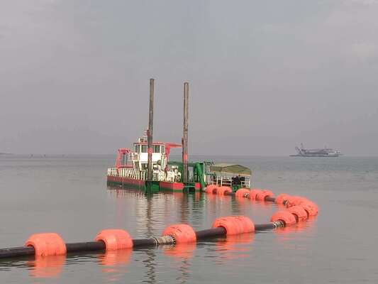 Sand Dredging Compact Cutter Suction Dredger with Thick Marine Steel Plate