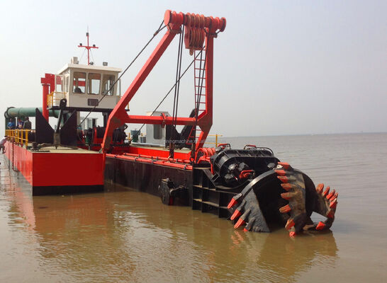 Hydraulic Cutter Suction Dredger 18inch 800m3/h Capacity 600kw Reamer Power