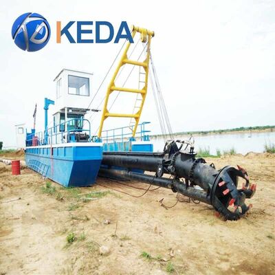 Hydraulic Cutter Suction Dredger 18inch 800m3/h Capacity 600kw Reamer Power