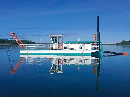 High Efficiency Cutter Suction Dredger with Sand Pumping Diameter 850-30 8/6 Inch Pump Model and JC-3000 Ladder Winches
