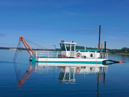 High Efficiency Cutter Suction Dredger with Sand Pumping Diameter 850-30 8/6 Inch Pump Model and JC-3000 Ladder Winches