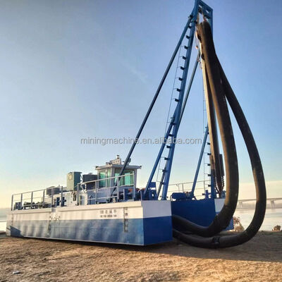 Diesel Jet Suction Dredger Dismountable for River / Sea Dredging Desilting