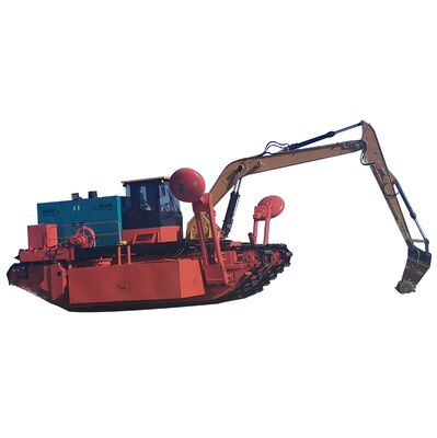 River Dredging Amphibious Dredger Multifunctional 9*4*3.5 Dimension