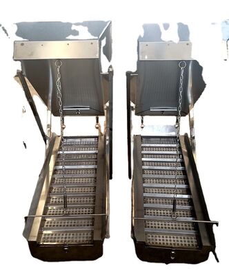 Stainless Steel Gold Dry Washer 1350x550x1500 mm for Alluvial Gold Washing