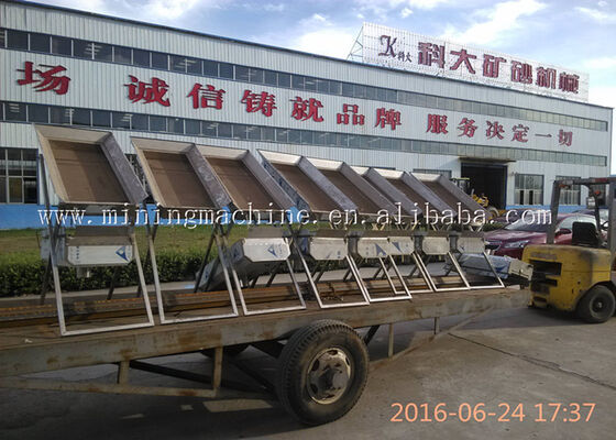 Stainless Steel Gold Dry Washer 1350x550x1500 mm for Alluvial Gold Washing