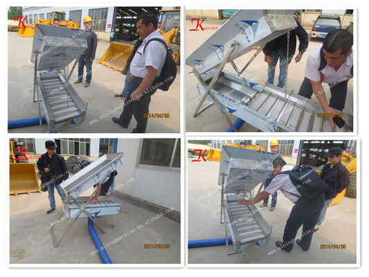 Customized Gold Mining Dry Washer with Stainless Steel Construction