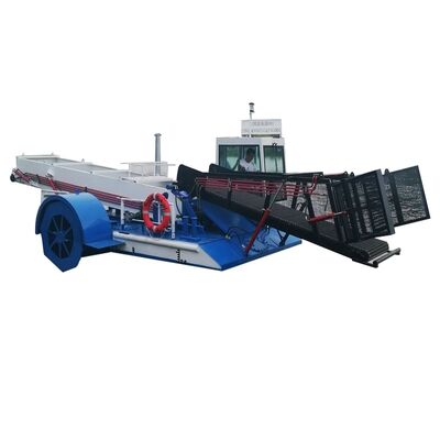 12t Load Capacity Automatic Amphibious Weed Harvester with Diesel Engine
