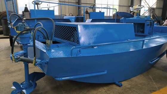 Stainless Steel Automatic Aquatic Weed Harvester with Compact Structure for Lake Maintenance