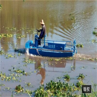Stainless Steel Aquatic Weed Harvester with Automatic Operation and Compact Structure for Efficient Water Weed Control