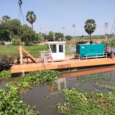 Spiral Suction Head Cutter Suction Dredger 2000KG Capacity with Hydraulic System