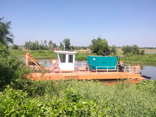 Spiral Suction Head Cutter Suction Dredger 2000KG Capacity with Hydraulic System