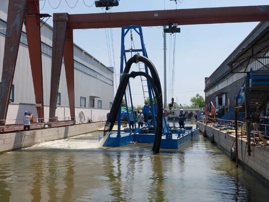 Detachable Floating Jet Suction Dredger 500KG Weight for Sand Mud Suction