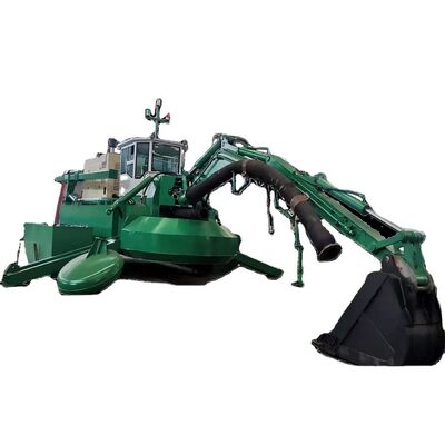 Energy Mining Amphibious Excavator 150cm Draught 500m3/h Working Capacity