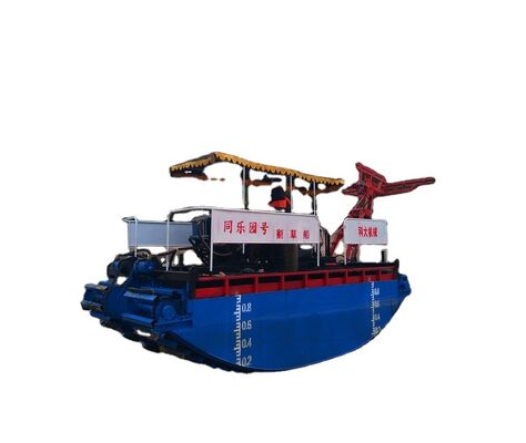 Marine Steel Amphibious Weed Harvester 11*3.3*3.1m with Hydraulic Track Drive