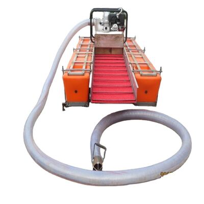 Gold Mining Mini Dredger Diesel Powered with Screw Wheeled Sand Washer
