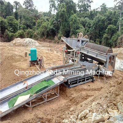Modular Design Gold Trommel Wash Plant with High Recovery Rate for Gold Mining Application