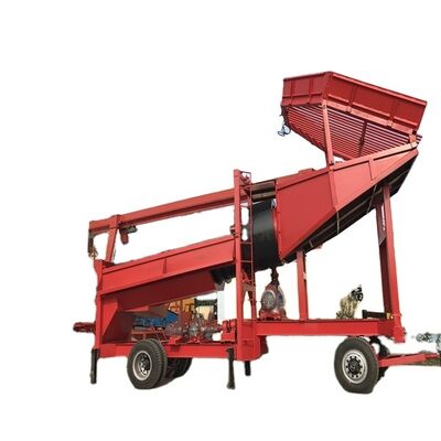 Alluvial Gold Wash Plant 2-500 Mesh Screen 20-120 T/H with Water Washing System